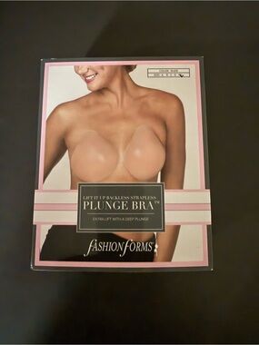 Fashion Forms NWT Plunge Bra - Nude